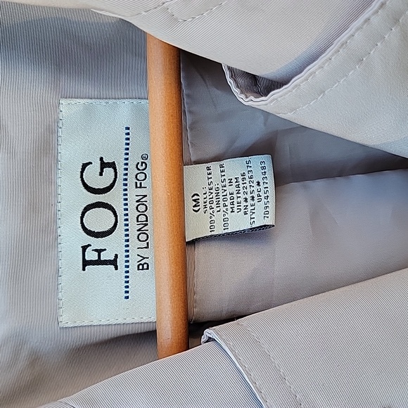 Vintage London Fog Khaki Jacket Trench Coat - Picture 3 of 4